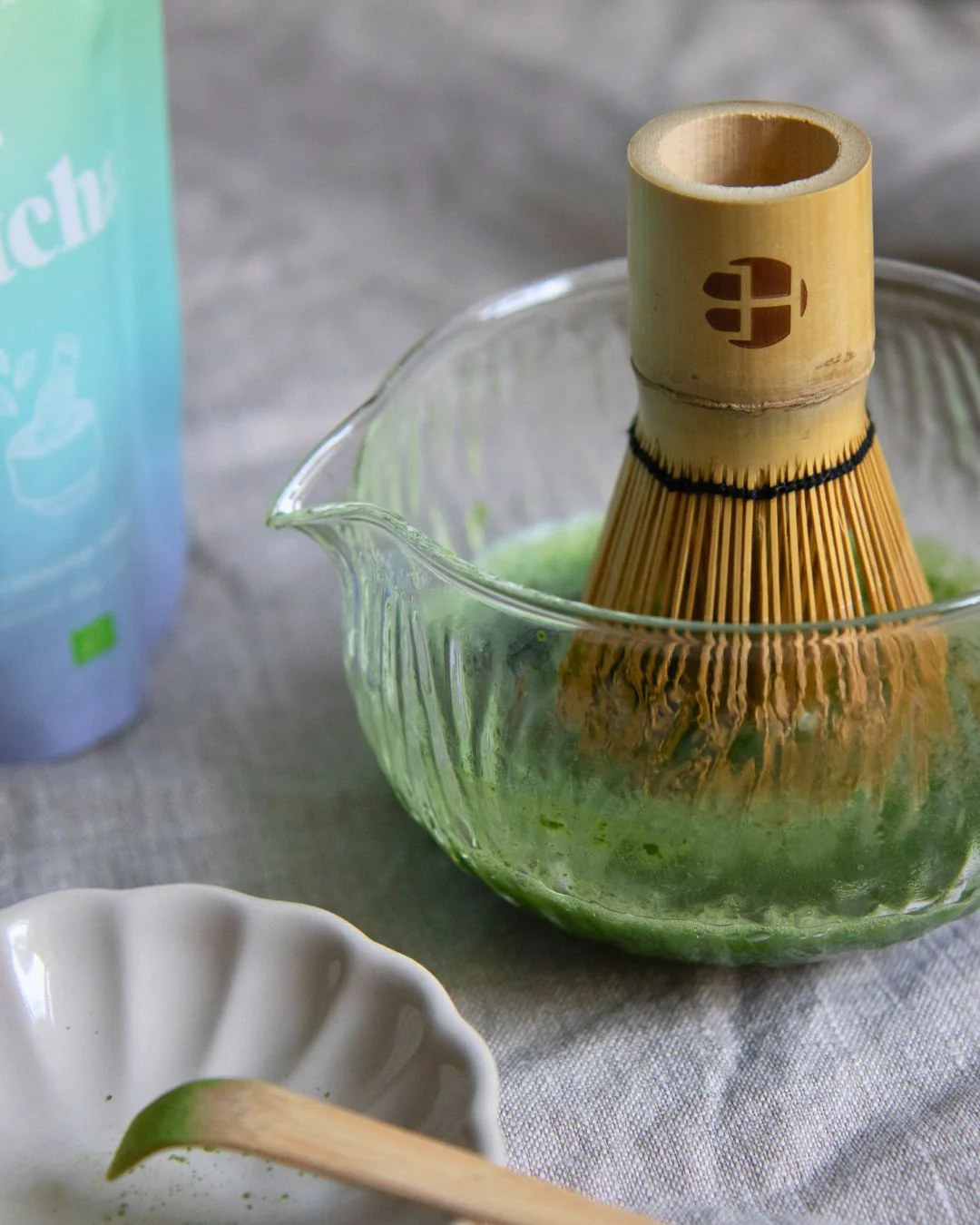 Matcha Besen Chasen aus goldenem Bambus - Image 3